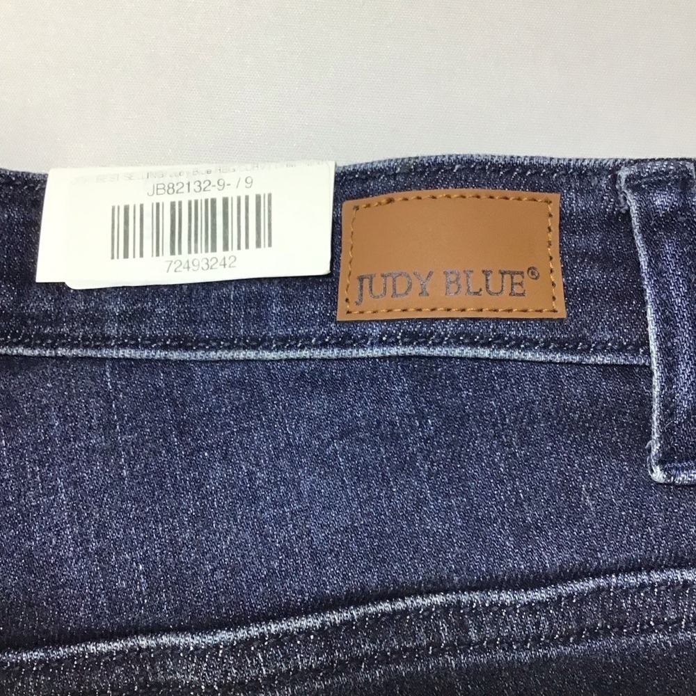 Judy Blue Dark Wash High Rise Skinny Jeans - Picture 5 of 11
